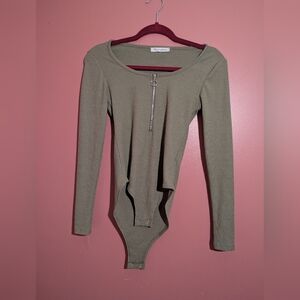 For Love People Ribbed Bodysuit